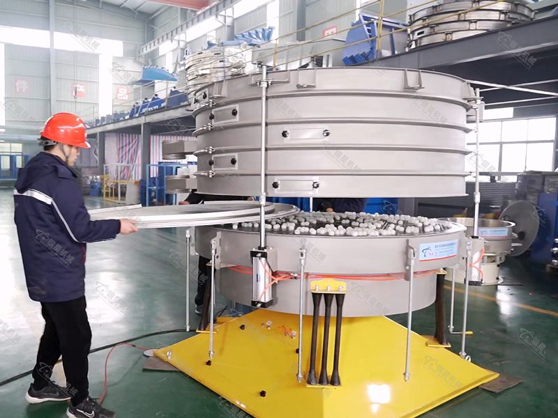 30 分鐘換料不停機！銀星圓形搖擺篩 “四步切換法”，化工 / 食品廠產能飆升秘籍